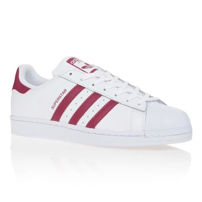 baskets adidas superstar rouges et blanches